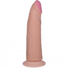 Фаллоимитатор «Cock Next 6,8'» на присоске с реалистичной текстурой, цвет телесный, материал неоскин, Биоклон 612205, длина 19 см., со скидкой
