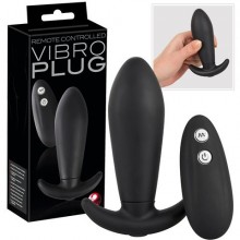Анальная вибровтулка «Vibro Plug» от компании You 2 Toys, цвет черный, 5892410000, бренд Orion, из материала Силикон, длина 12 см.