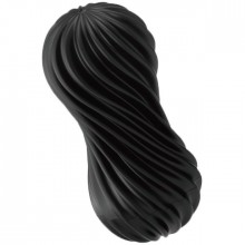 Мастурбатор «Flex Masturbation» от известной японской компании Tenga, цвет черный, FLX-002, длина 17.6 см., со скидкой
