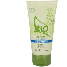 Органический лубрикант «Bio Super» от компании Hot Products, объем 50 мл, 44170, из материала водная основа, цвет зеленый, 50 мл., со скидкой