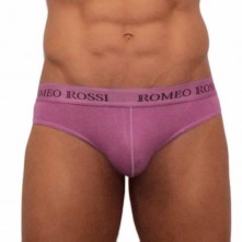 Классические мужские стринги на резинке от компании Romeo Rossi, цвет фиолетовый, размер XXL, RR1006-6-XXL, из материала хлопок