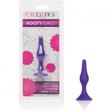 Анальная пробка для новичков «Booty Call Booty Starterl» силиконовая, цвет фиолетовый, SE-0393-10-2, бренд CalExotics, длина 7 см., со скидкой