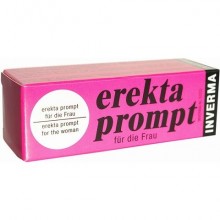 Женский возбуждающий крем «Erekta Prompt» от компании Inverma, объем 13 мл, INV51200, цвет прозрачный, 13 мл.