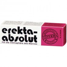 Мужской возбуждающий крем «Erekta - Absolut» от компании Inverma, объем 18 мл, INV202, цвет прозрачный, 18 мл.