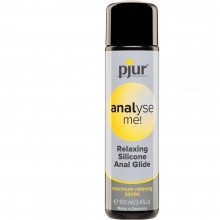 Гель анальный «Analyse Me Relaxing Anal Glide» на силиконовой основе от компании Pjur, объем 100 мл, DEL3100003506, цвет прозрачный, 100 мл.