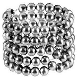 Насадка из шариков для полового члена «Ultimate Stroker Beads» от компании California Exotic Novelties, цвет серебристый, DEL2144205, из материала пластик АБС, со скидкой