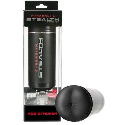 Мастурбатор-анус «CyberSkin Stealth Ass Stroker» от компании Topco Sales, цвет черный, TS1003102, длина 24 см.