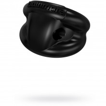 Виброкольцо со съемной вибропулей от Bathmate - «Strength», цвет черный, BM-CR-SG, из материала TPE, диаметр 2.5 см.