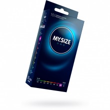 Классические презервативы «My.Size №10» размер 69, упаковка 10 шт, 134, из материала латекс, цвет прозрачный, длина 22.3 см.