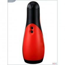 Мастурбатор с имитацией орального секса «Oral Sex Lover» от компании Baile, цвет красный, BM-00900T34, из материала TPR, длина 21.8 см.