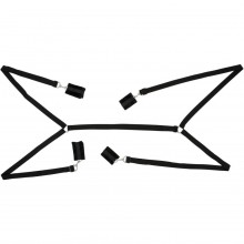 Bad Kitty Набор для подневолья Bed Shackles, бренд Orion, из материала нейлон, цвет черный, 2 м., со скидкой