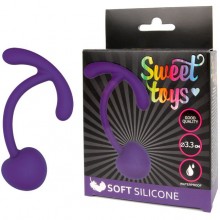 Одинарный вагинальный шарик от компании Sweet Toys, цвет фиолетовый, st-40136-5, из материала силикон, диаметр 3.3 см.