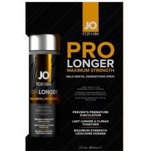 Спрей-пролонгатор для мужчин «Prolonger Spray Desensitizer» от компании System JO, объем 60 мл, JO42032, 60 мл., со скидкой