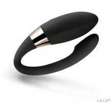 Вибростимулятор для пар «Noa» премиум класса от компании Lelo, цвет фиолетовый, LEL5836, цвет черный, длина 8.4 см.