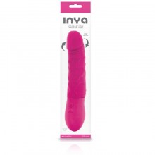 Вибратор для женщин с вращающейся головкой «Inya Twister Pink» от компании NS Novelties, цвет розовый, NSN-0553-14, длина 22.9 см., со скидкой