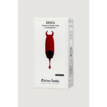 Мини-вибростимулятор для женщин «Devol Mini» от испанского бренда Adrien Lastic, цвет красный, 30594, из материала силикон, длина 8.5 см., со скидкой