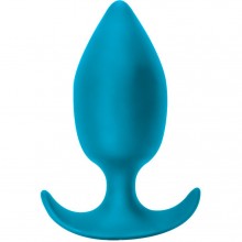 Анальная пробка со смещенным центром тяжести «Insatiable Aquamarine», цвет голубой,Lola Toys 8011-03lola, бренд Lola Games, коллекция Spice It Up by Lola, длина 10.5 см.