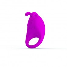 Кольцо эрекционное «Rabbit Vibrator» с вибрацией из коллекции Pretty Love от Baile, цвет фиолетовый, bi-210152-1, из материала силикон, длина 7.5 см., со скидкой