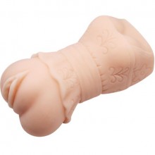 Ручной мастурбатор-вагина в форме женского тела от компании Baile, цвет телесный, bm-009202k, из материала силикон, коллекция Crazy Bull, длина 13.5 см.