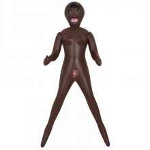 Секс-кукла с тремя отверстиями «African Queen» от компании You 2 Toys, цвет коричневый, 5113150000, бренд Orion, из материала ПВХ, 2 м., со скидкой