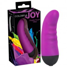 Женский мини вибратор «Colourful Joy» для клиторальной стимуляции от компании You 2 Toys, цвет фиолетовый, 5899930000, бренд Orion, из материала силикон, длина 13 см.