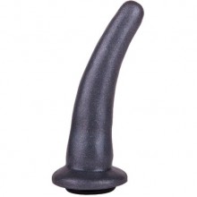 Втулка анальная «Smooth» изогнутой формы от компании Биоклон, цвет черный, 137304, бренд LoveToy А-Полимер, из материала ПВХ, длина 12.5 см., со скидкой