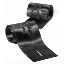 Повязки для рук «Silky Sensual SHHH..» от компании Bijoux Indiscrets, цвет черный, размер OS, 0071, из материала ткань, One Size (Р 42-48)