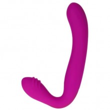 Безремневой страпон «Augus» с вибрацией из коллекции Pretty Love от Baile, цвет фиолетовый, BI-014251, из материала силикон, длина 22 см.