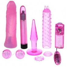 Эротический набор для двоих «Mystic Treasures» от компании Gopaldas, цвет розовый, 06-150-C8 BX GP, из материала ПВХ, длина 20 см.