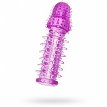 Насадка «Big Boy» удлиняющая половой член от компании ToyFa, цвет фиолетовый, 888005-4, из материала TPE, длина 8 см., со скидкой
