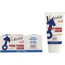Стимулирующий крем для мужчин «V-Active» от компании Hot Products, объем 50 мл, 44535, из материала водная основа, цвет прозрачный, 50 мл., со скидкой