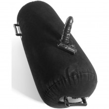 Надувная подушка с виброфаллосом «Inflatable Luv Log» из коллекции Fetish Fantasy Series от PipeDream, цвет черный, PD3731-23, из материала винил, длина 80 см., со скидкой