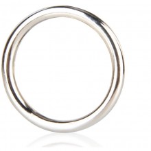 Стальное эрекционное кольцо «Steel Cock Ring» от компании BlueLine, цвет серебристый, BLM4001, из материала металл, коллекция C&B Gear, диаметр 3.5 см., со скидкой