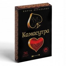 Игральные карты - «Камасутра» для взрослых, 123017, бренд Сувениры, цвет красный, со скидкой
