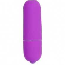 Классическая мультискоростная вибропуля «Mini Vibe» от компании Baile, цвет фиолетовый, BI-014059A-0603, из материала пластик АБС, длина 6.2 см., со скидкой