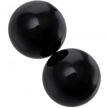 Вагинальные шарики из стекла от компании Sexus Glass, цвет черный, 912229, из материала стекло, диаметр 2.5 см., со скидкой