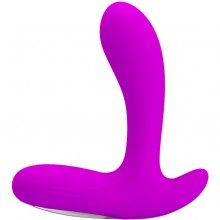 Вибро-массажер простаты «Pretty Love Backie», материал силикон, цвет фиолетовый, Baile BI-040029, длина 12.5 см., со скидкой