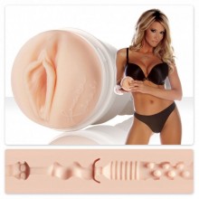 Реалистичный мастурбатор-вагина в тубе Fleshlight «Jessica Drake Heavenly», цвет телесный, FL454, длина 23 см., со скидкой