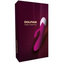 Вагинальный женский вибратор «Dolphin» с клиторальным отростком от компании RestArt, цвет розовый, RA-309, из материала силикон, длина 19.3 см., со скидкой