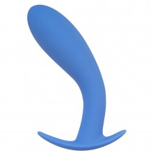 Анальная пробка «Strong Force Anal Plug» от компании Lola Toys, цвет синий, 4215-03Lola, из материала силикон, длина 14 см., со скидкой