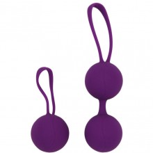 Набор для тренировки вагинальных мышц «Kegel Balls» от компании RestArt, цвет фиолетовый, RA-302 f, из материала силикон, длина 13.5 см.