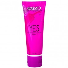 Лубрикант разогревающий на водной основе от компании Egzo - «Yes», объем 50 мл, Egzo-Yes-50, цвет прозрачный, 50 мл., со скидкой