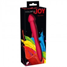 Гибкий двусторонний фаллоимитатор «Colorful Joy Red Dildo» от компании You 2 Toys, цвет красный, 5242800000, бренд Orion, коллекция You2Toys, длина 21.5 см.