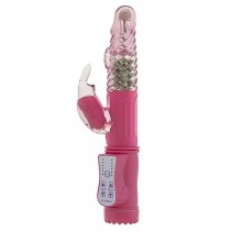 Вагинальный вибратор хай-тек «Rabbit» из коллекции GC by Shots Media, цвет розовый, SH-GC001PNK, из материала TPE, длина 23.5 см., со скидкой