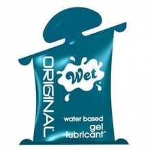 Лубрикант «Original» на водной основе от компании Wet объем 10 мл, 20332wet, бренд Wet Lubricant, из материала водная основа, цвет прозрачный, 10 мл.