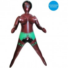Простая надувная кукла «Firun» с принтом от компании Erowoman - Eroman, цвет коричневый, ee-10256, бренд Bior Toys, 2 м., со скидкой