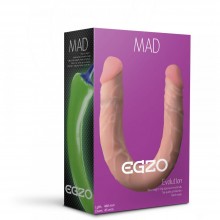 Двухголовый реалистичный фаллос «Pepper» от компании Egzo, цвет телесный, dl003, бренд EGZO , длина 46 см., со скидкой