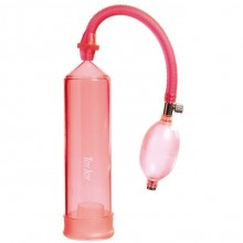 Мужская вакуумная помпа «Power Pump» от компании Toy Joy, цвет красный, TOY9142, из материала ПВХ, длина 20 см., со скидкой