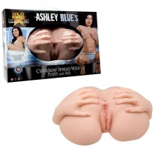 Реалистичный слепок «Spread Wide Pussy & Ass Ashley Blye» из коллекции Wild Fire от Topco Sales, цвет телесный, TS1112837, длина 26 см., со скидкой