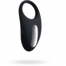 Эрекционное кольцо «Wendy» с дистанционным управлением от компании Svakom, цвет черный, SRINGWB, из материала силикон, длина 9 см.